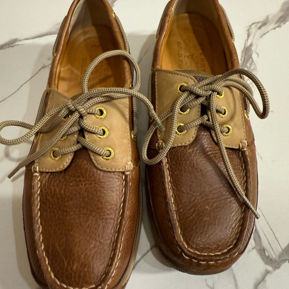 Sperry Top-Sider Men's Sahara Boat Shoe, Size 8 - Brown